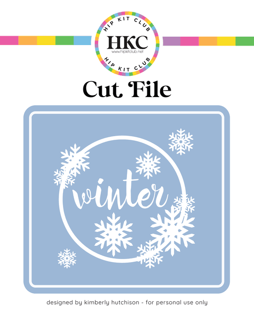 Winter Cut File