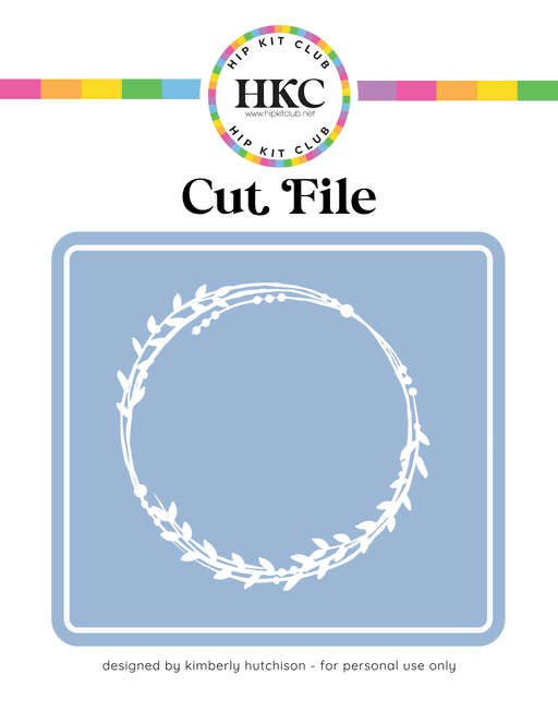 Wreath Cut File