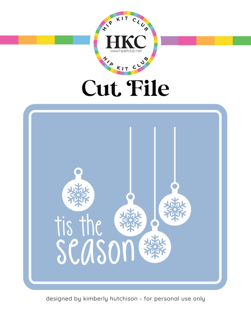 12 Days - Day 8 Cut File