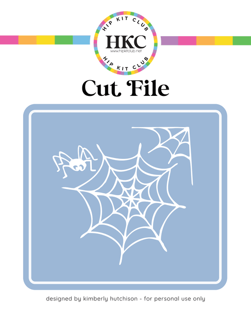 Spider Web Cut File (Free when registered)