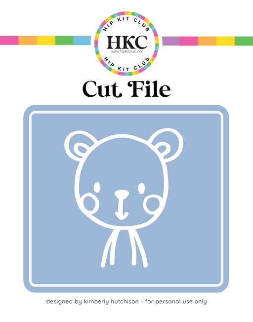 Bear Cut File (Free when registered)