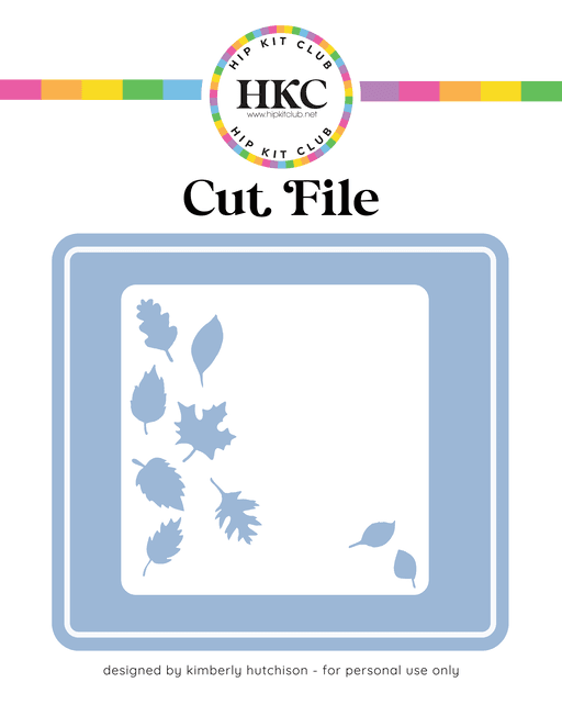 Leaves Cut File (Free when registered)