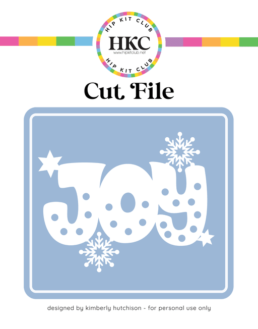 Day 11 - Joy Cut File