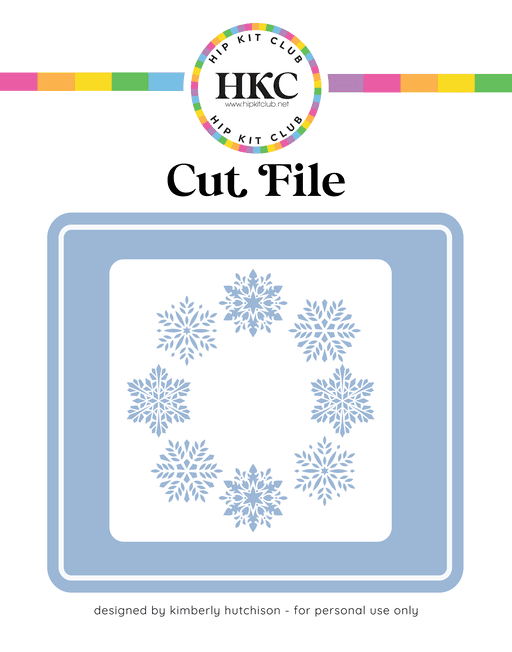 Day 12 - Snowflakes Cut File