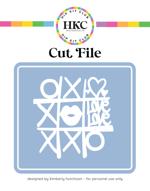 Tic Tac Toe Cut File