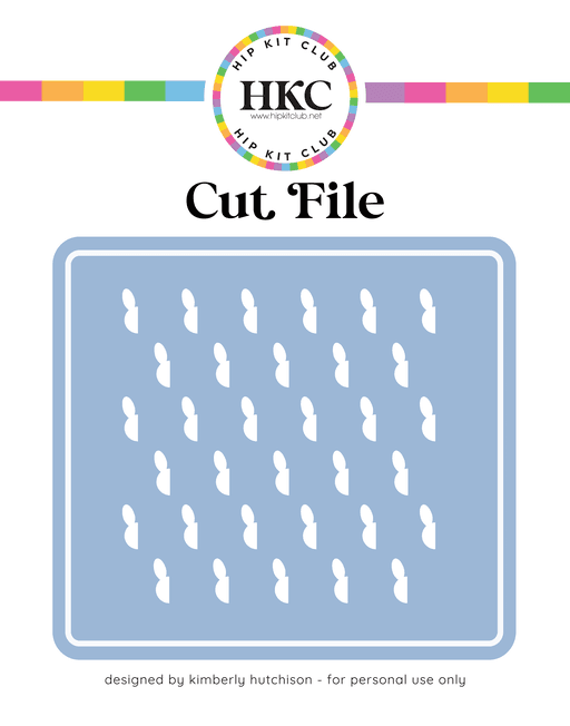 Bunnies Cut File (Free when registered)