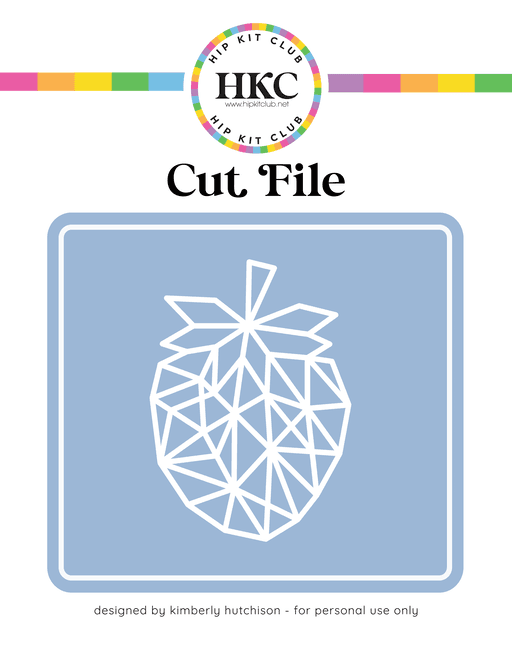Strawberry Cut File