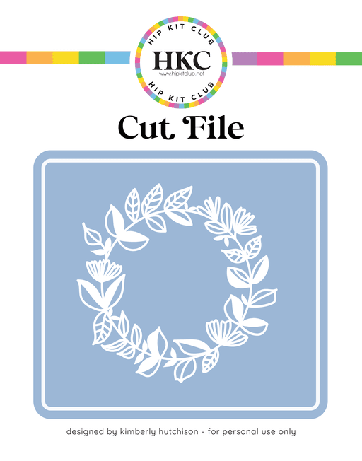 Fall Wreath Cut File