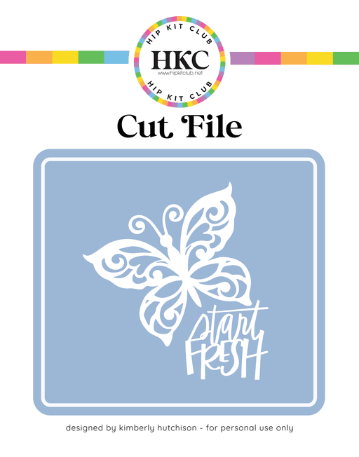 Fresh Start Cut File (Free when registered)