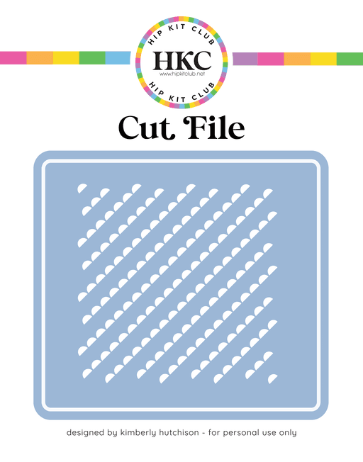Scallop Background Cut File