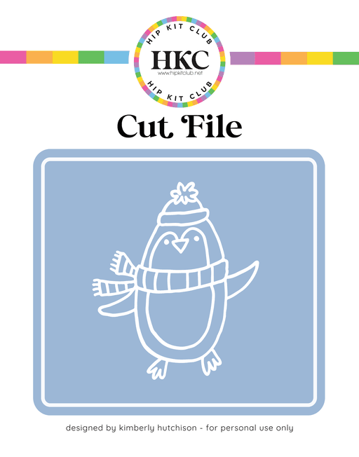 Penguin Cut File (Free when registered)