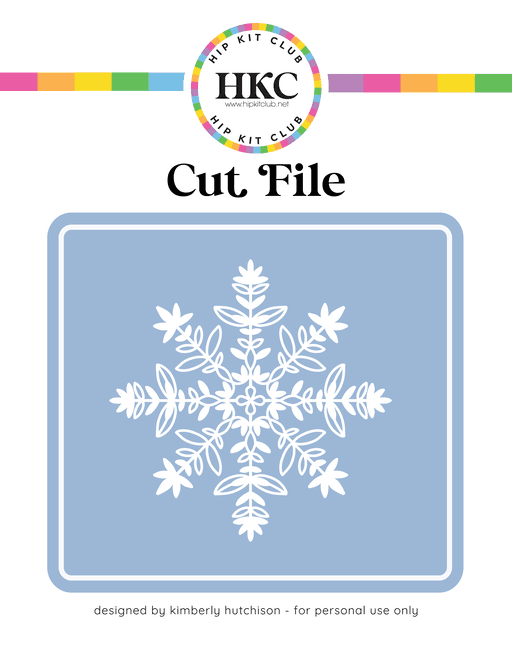 Snowflake 1 Cut File
