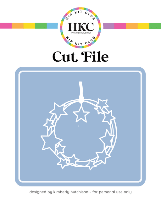 Star Wreath Cut File