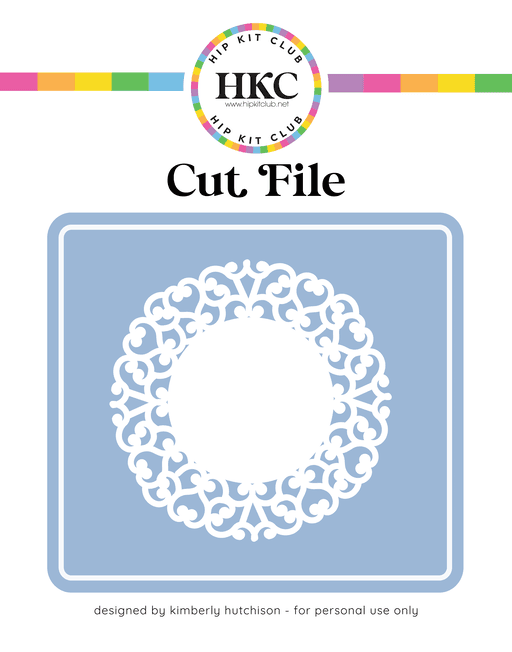 Doily Cut File (Free when registered)