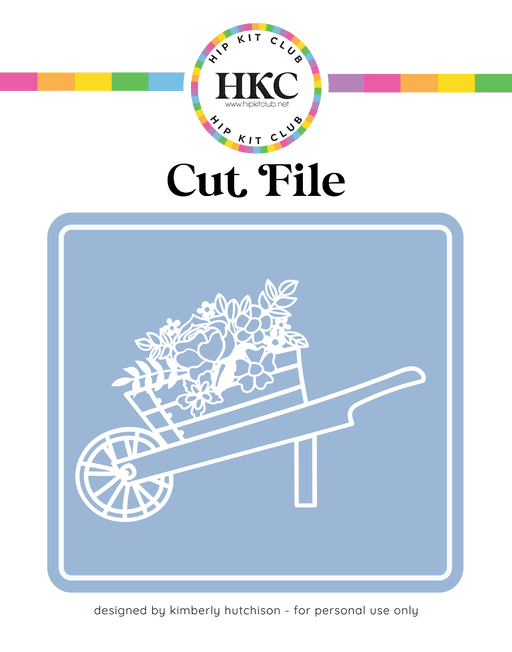 Wheelbarrow Cut File