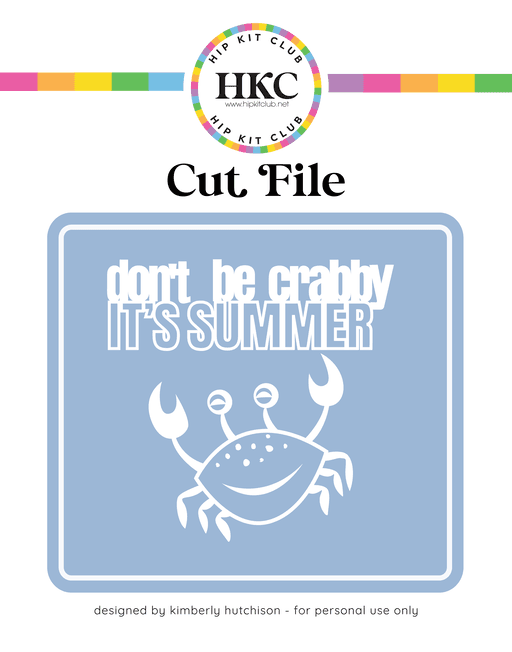 Crabby Cut File