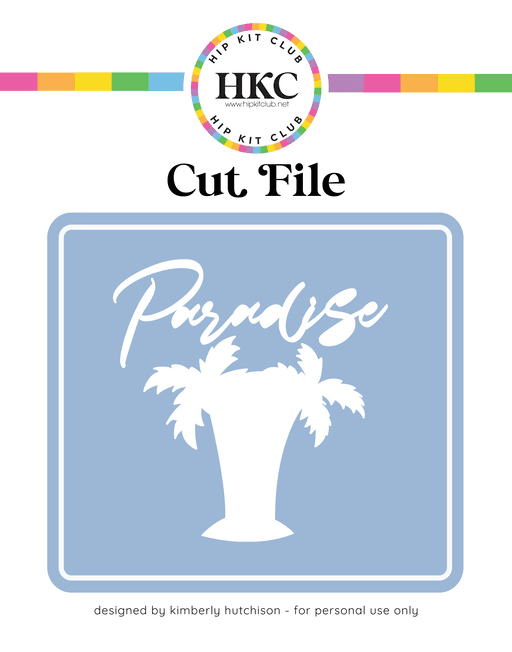 Palm Tree Cut File