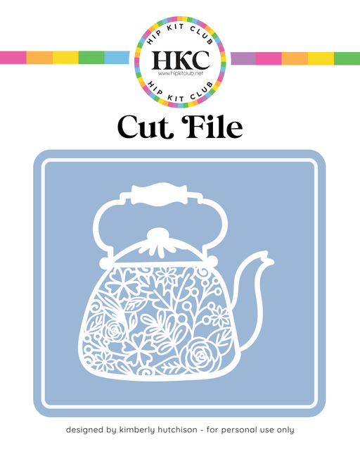 Tea Pot Cut File