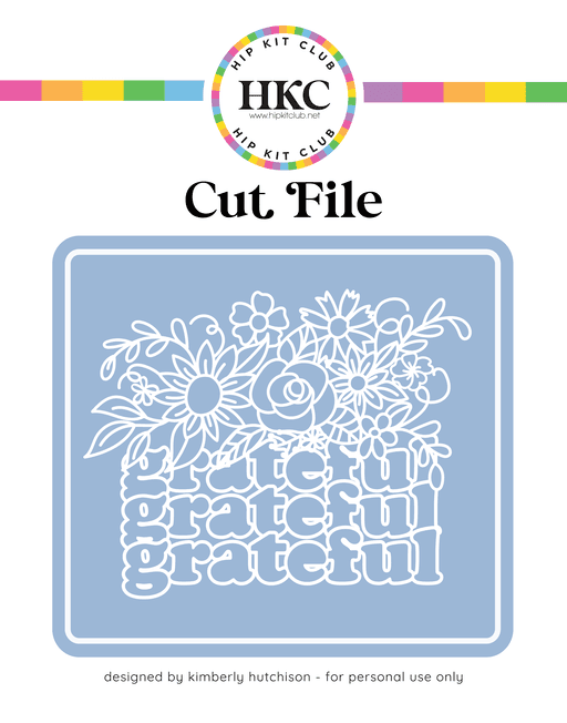 Grateful Cut File