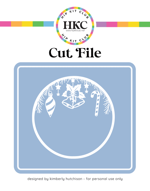 Circle Frame Cut File