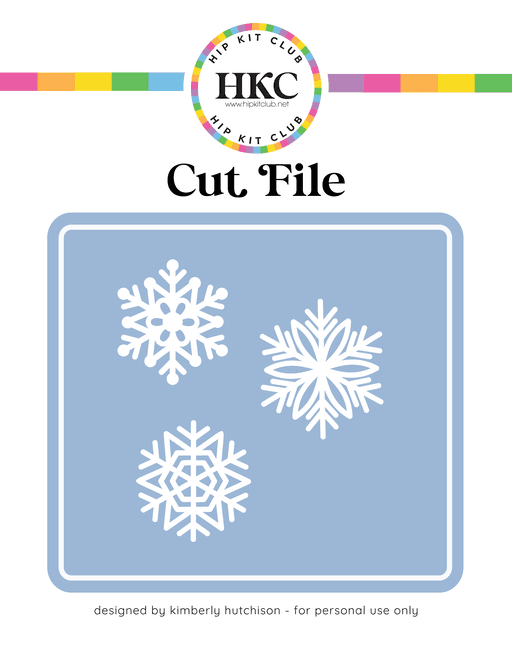 Snowflakes Cut File