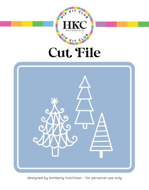 Xmas Trees Cut File