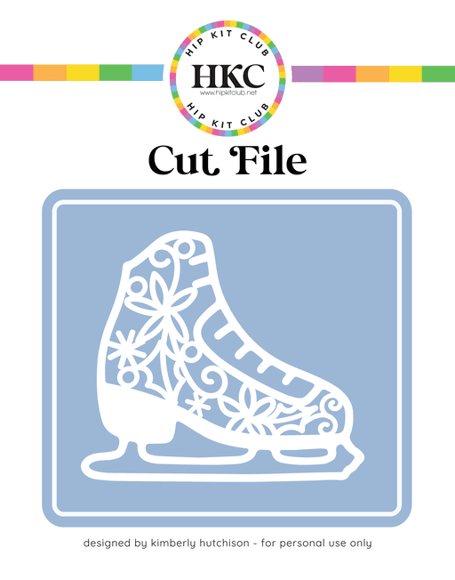 Ice Skate Cut Files