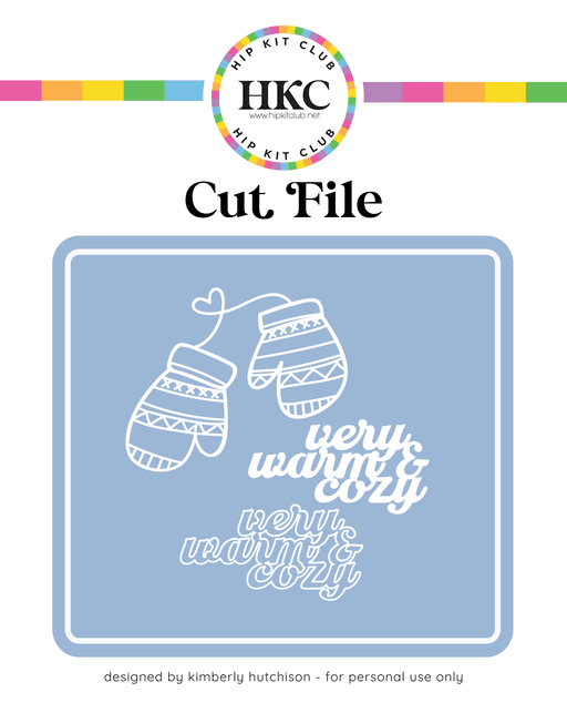 Warm and Cozy Cut Files