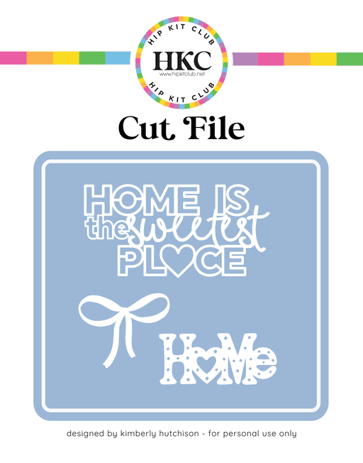 Home and Bow Cut File 