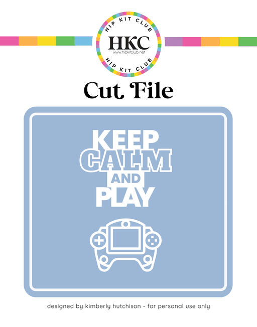 Gamer Cut File