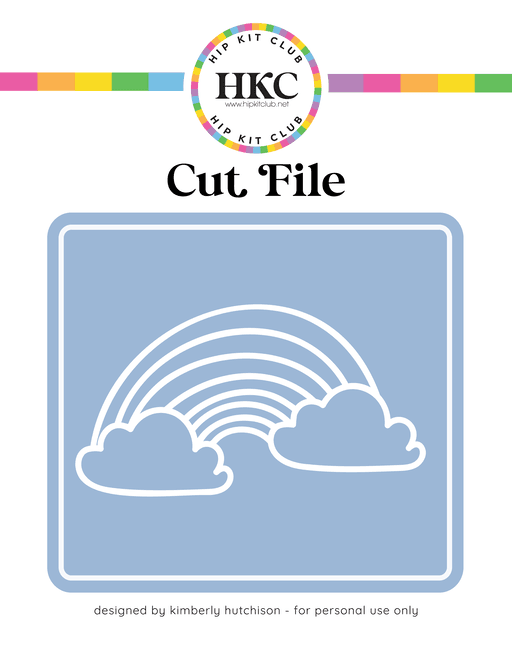 Rainbow Cut File