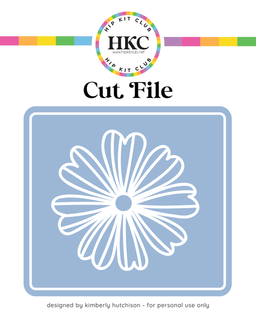 Crafty Flower Cut File