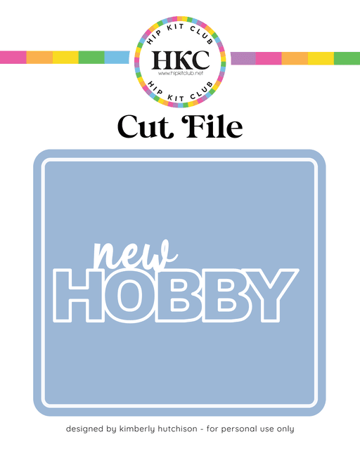 New Hobby Cut File
