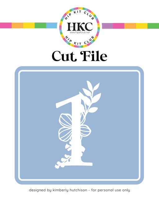 One Cut File