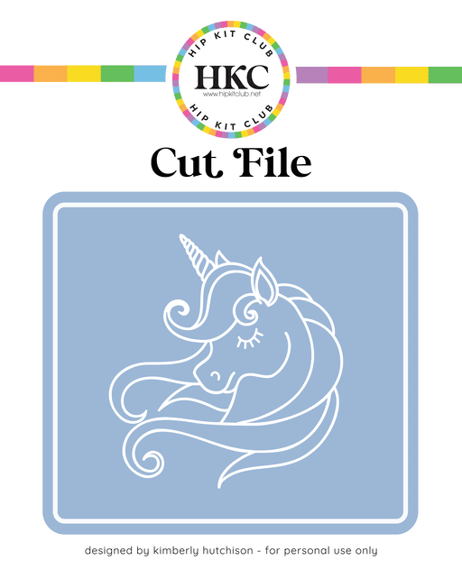Unicorn Cut File