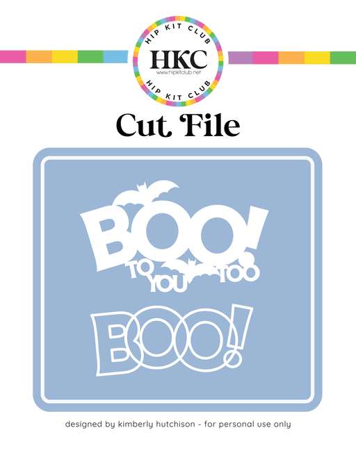 Boo Cut File