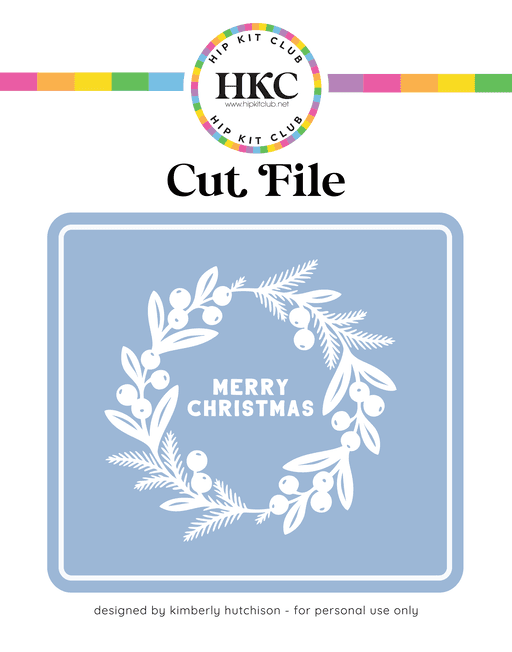 Berry Wreath Cut File