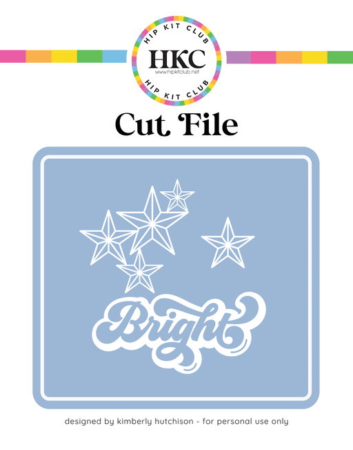 Bright Stars Cut File