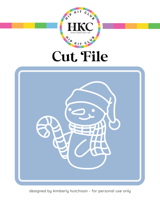 Snowman Cut File