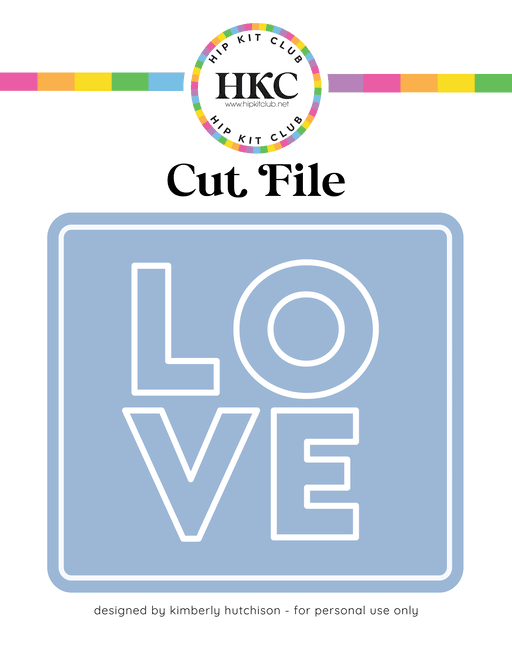 Love Cut File