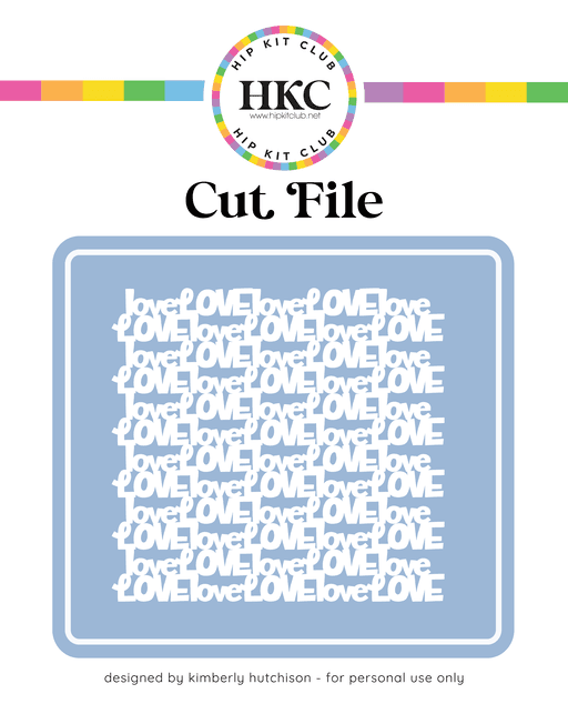 Love Lace Cut File