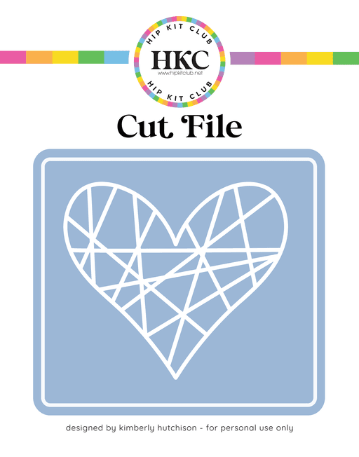 String Heart Cut File