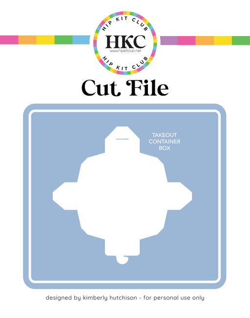 Take Out Box Cut File