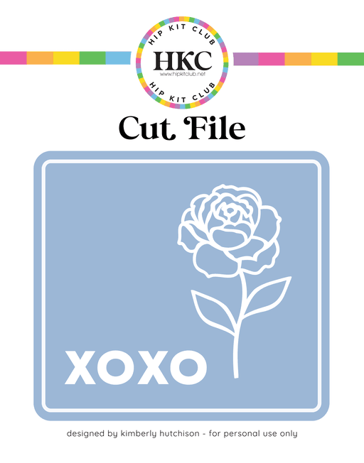 XOXO Cut File