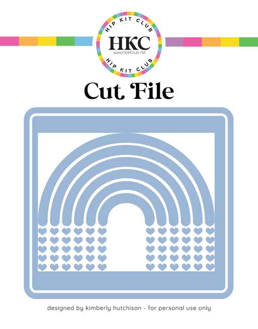 Rainbow Cut File