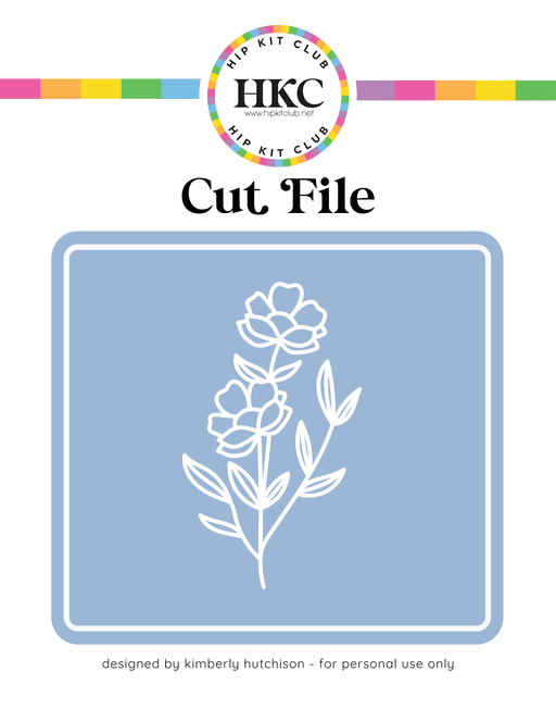 Flower Cut File