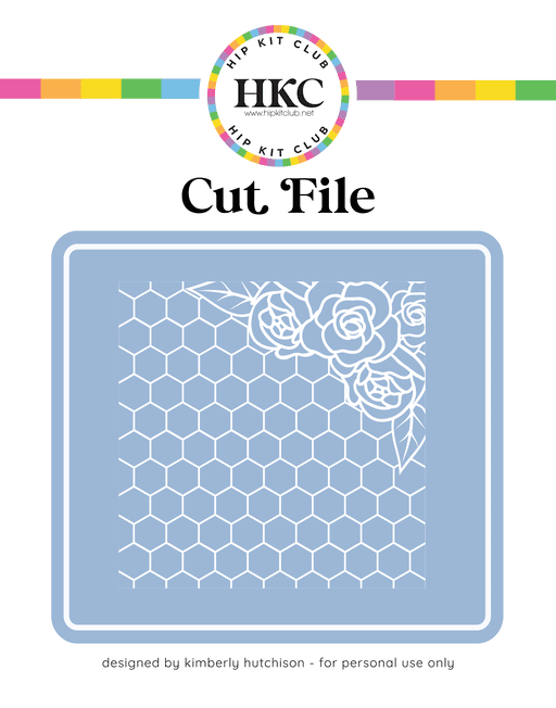 Floral Frame Cut File