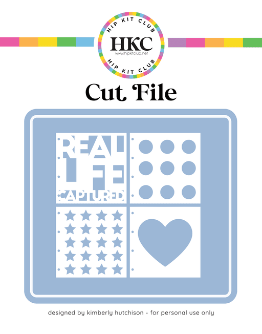 Mini Album 1 Cut File