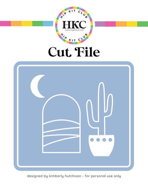 BOHO Cactus Cut File (Free when registered)