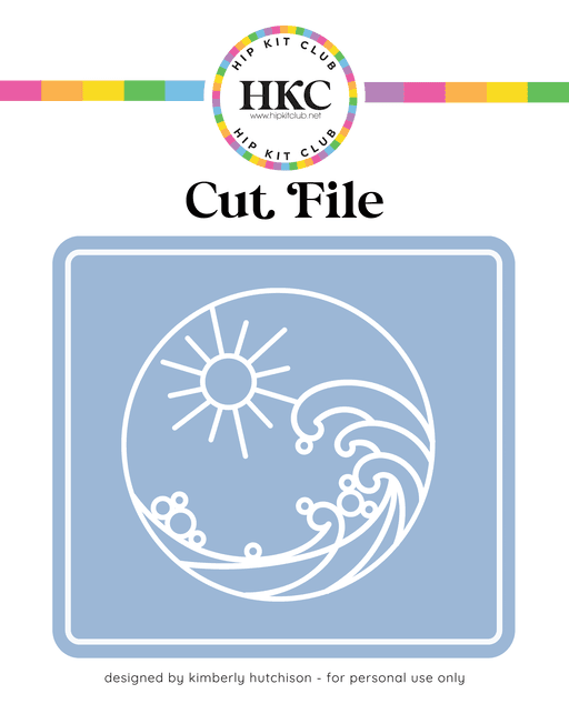 Circle Frame Cut File